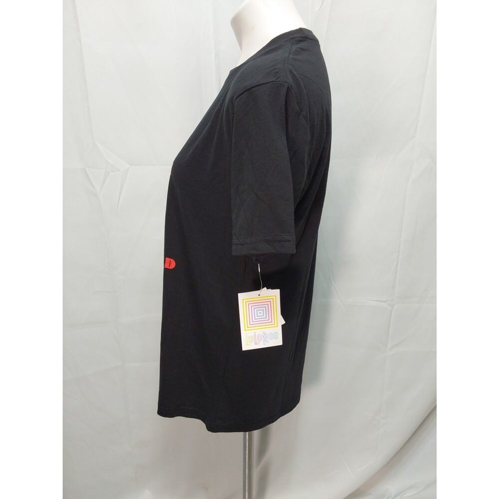 LuLaRoe Rocker T Medium Black "OMG I'm Literally Dead" T-Shirt #L224 - Picture 2 of 6